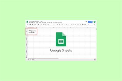 How do I add multiple lines in one cell in Google Sheets?