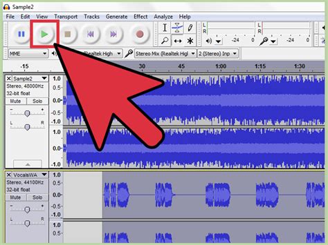 How do I align tracks in Audacity?