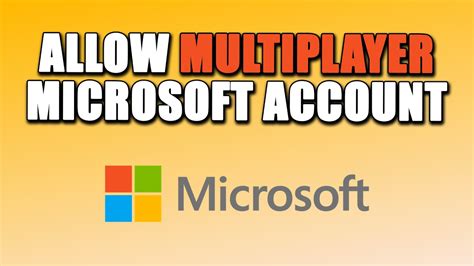 How do I allow multiplayer games on my Microsoft account?