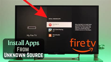 How do I allow unknown sources on my Insignia Fire TV?