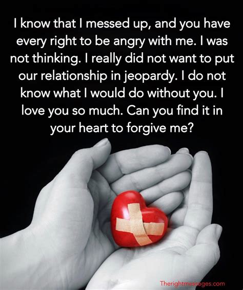 How do I apologize to my love?