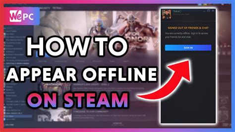 How do I appear offline on Steam and discord?