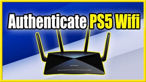How do I authenticate my Wi-Fi on PS5?