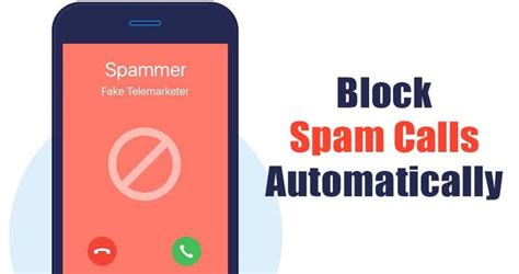 How do I automatically block spam calls?