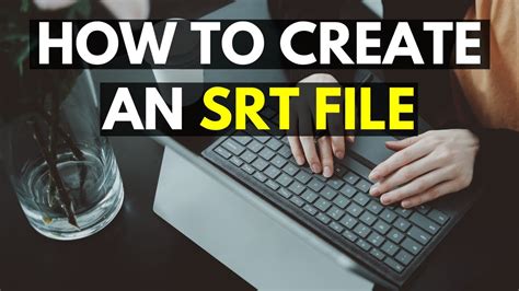 How do I automatically create an SRT file from a video?