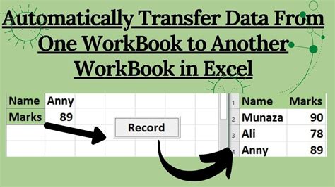 How do I automatically pull data from another workbook in Excel?