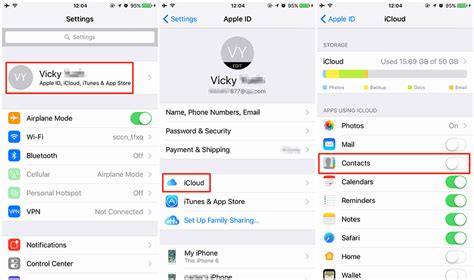 How do I backup my Contacts on my iPhone?
