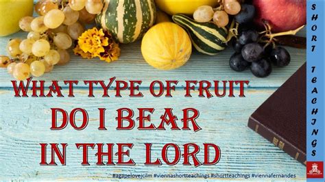 How do I bear fruit for God?