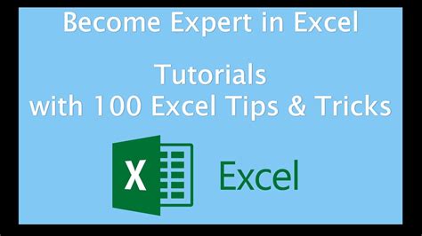 How do I become an expert in Excel?