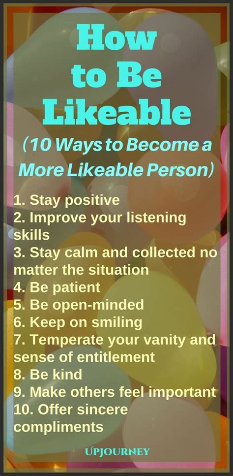 How do I become more likeable?