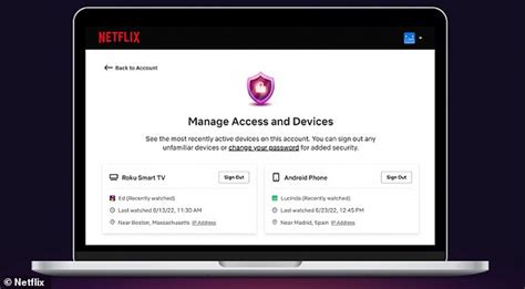 How do I block a device on Netflix?