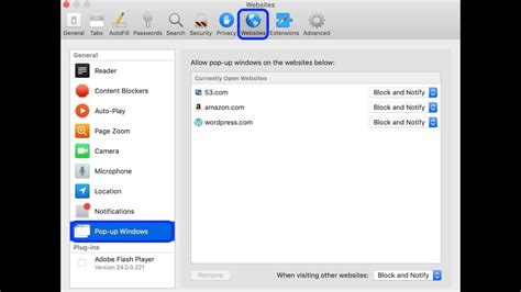 How do I block access on my Mac?