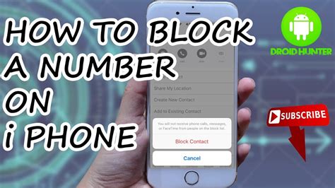 How do I block my number from receiving calls?