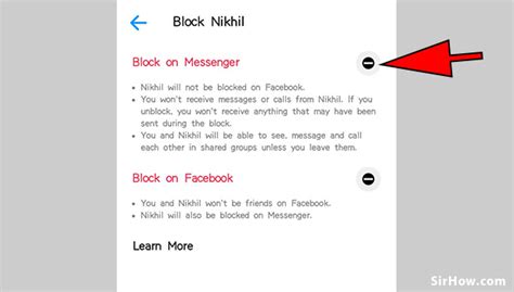 How do I block strangers on Facebook Messenger?