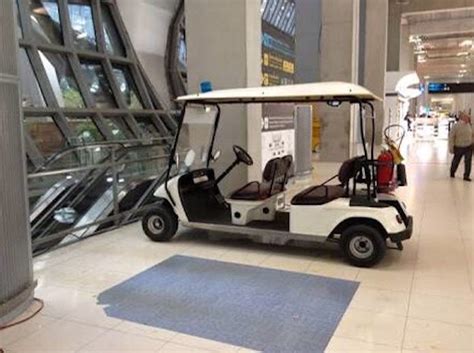 How do I book an airport buggy?
