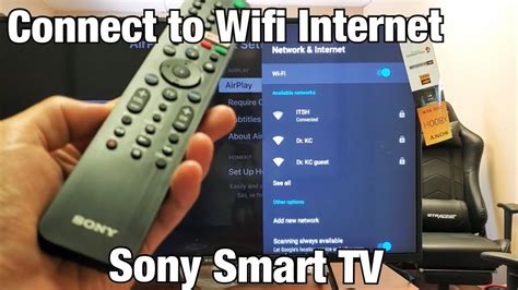 How do I browse Google on my Sony TV?