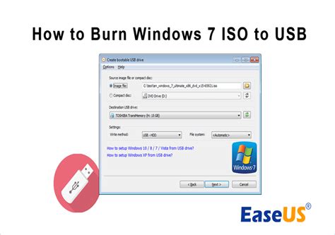 How do I burn Windows to a USB?