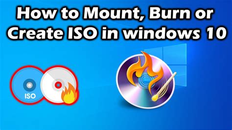 How do I burn or mount an ISO?