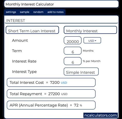 How do I calculate interest per month?