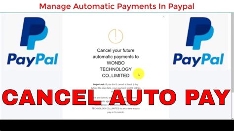 How do I cancel automatic payments?