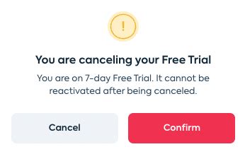 How do I cancel my 7 day free trial of Stars?