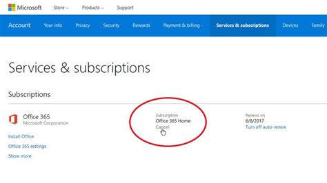 How do I cancel my Microsoft 365 subscription?