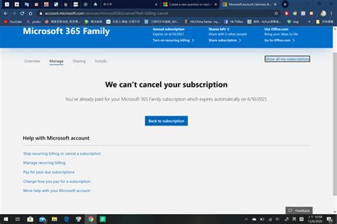 How do I cancel my Microsoft subscription without logging in?