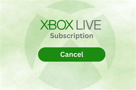 How do I cancel my Xbox subscription?