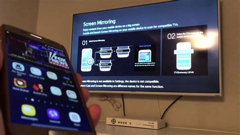 How do I cast from Android to Samsung TV?