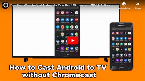 How do I cast from Android to TV without Chromecast?