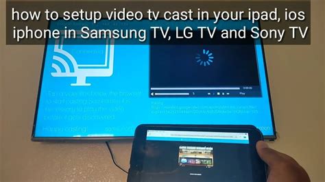 How do I cast from iPad to Samsung TV?