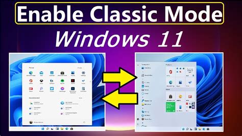 How do I change Windows 11 to classic view?