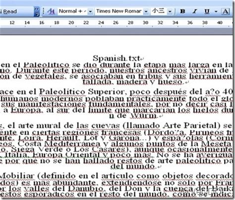 How do I change a document from English to Spanish?