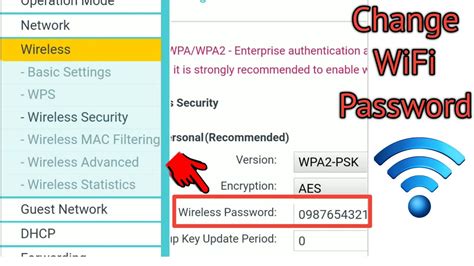 How do I change my 192.168 8.1 Wi-Fi password?