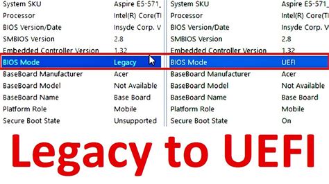 How do I change my BIOS to UEFI?