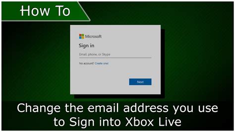 How do I change my Xbox email on the Xbox app?