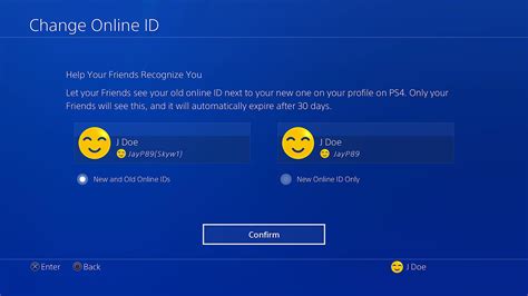 How do I change my child's PlayStation online ID?