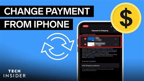 How do I change my default payment method on my iPhone?