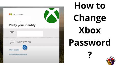 How do I change my email and password on Xbox One?