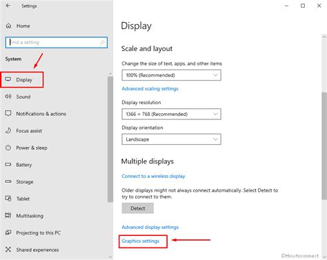 How do I change my graphics settings on Windows 10?