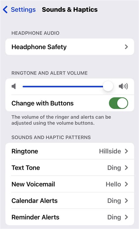 How do I change my iPhone notification sound to custom?