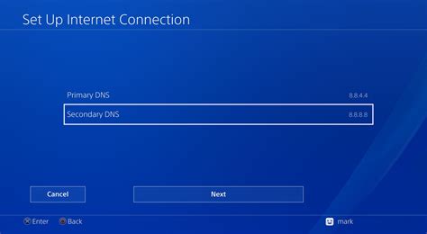 How do I change my primary and secondary DNS on PS5?