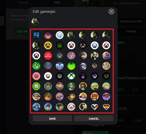 How do I change my profile pic on Xbox?