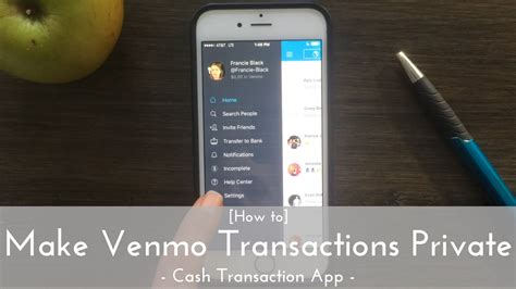 How do I change my transaction type on Venmo?