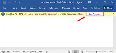 How do I change open office to read only?