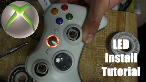 How do I change the LED light on my controller?