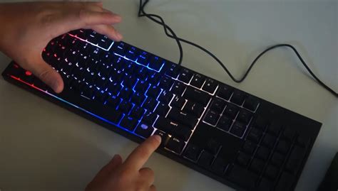 How do I change the RGB on my keyboard?