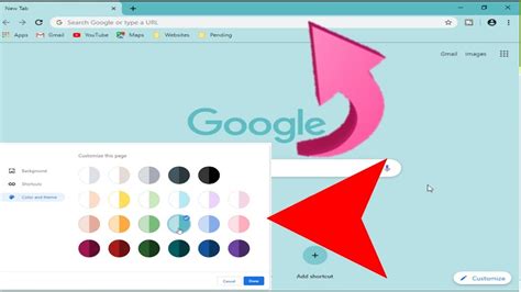 How do I change the color of Google black?