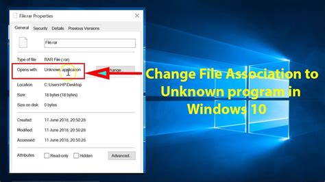 How do I change the file association in Windows 10?