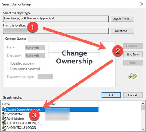 How do I change the owner of a file in Windows 7?